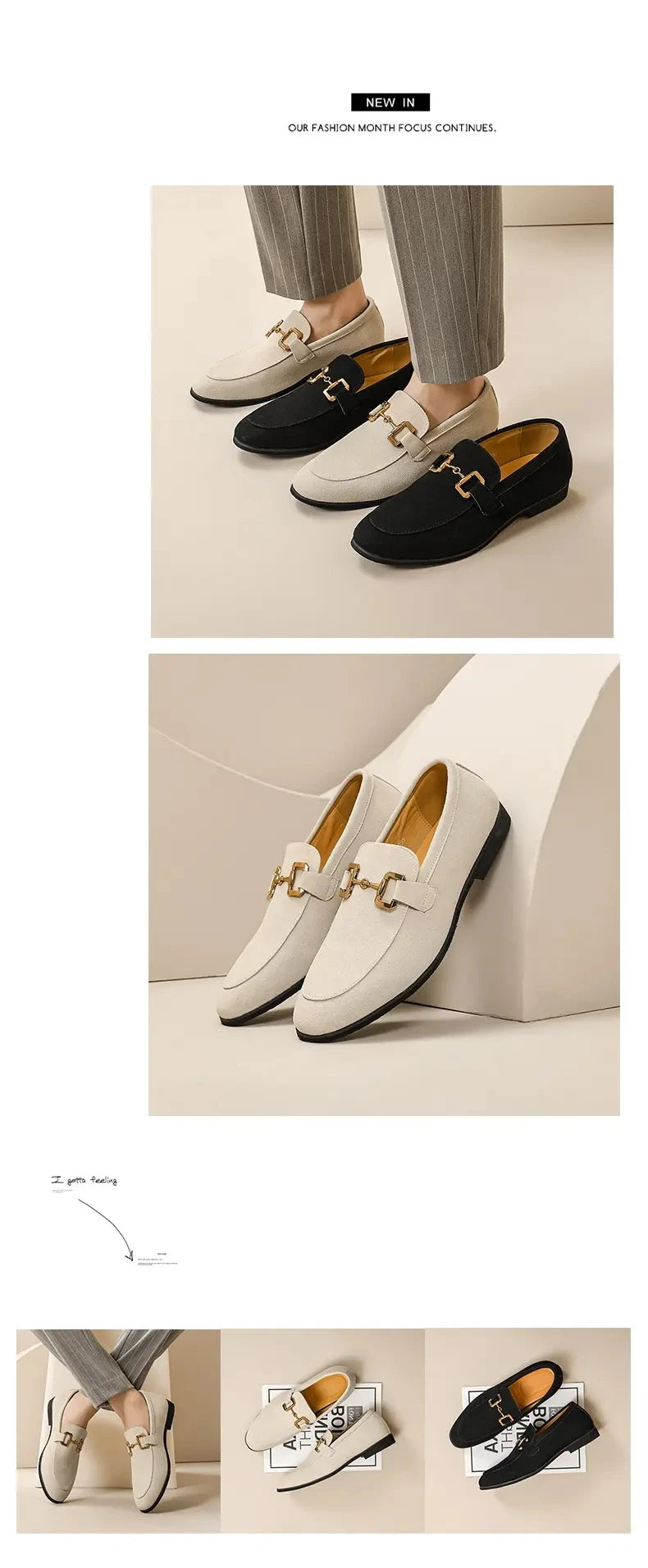 Lefu Men  New Pointed British Metal Buckle Fashion Comfortable Casual Shoes Size 38-46  Men's Style