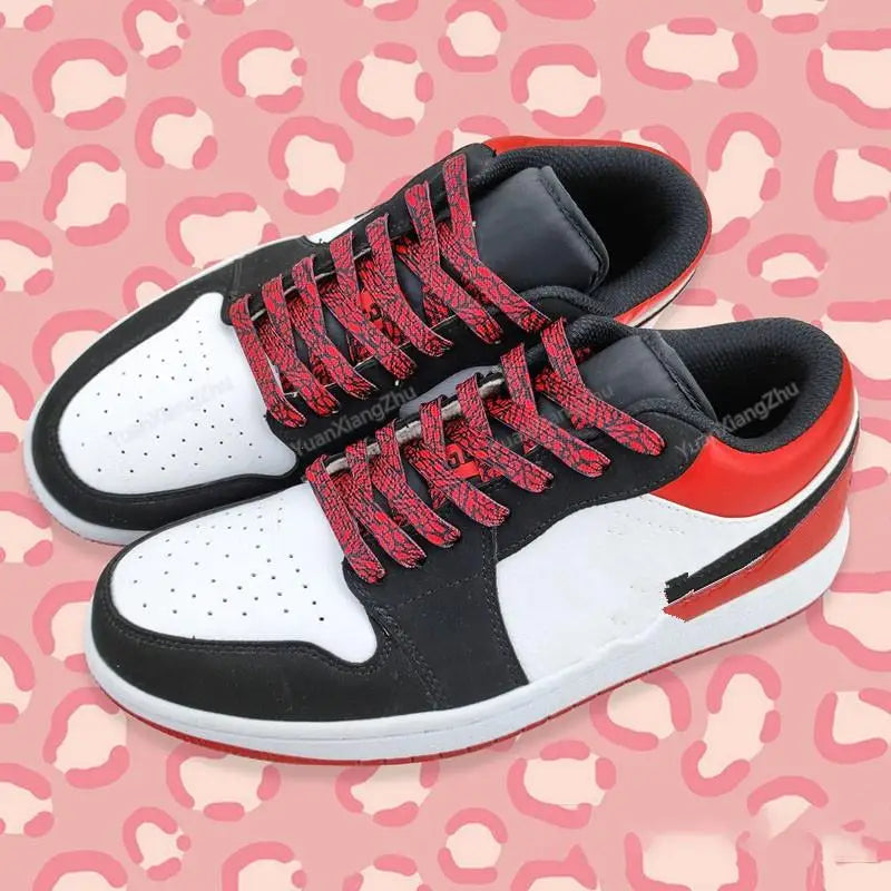 Patterned Flat Shoelaces for Trainers