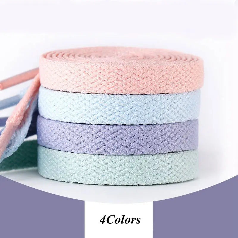 Flat Cotton Trainer Shoelaces — 4 Colours