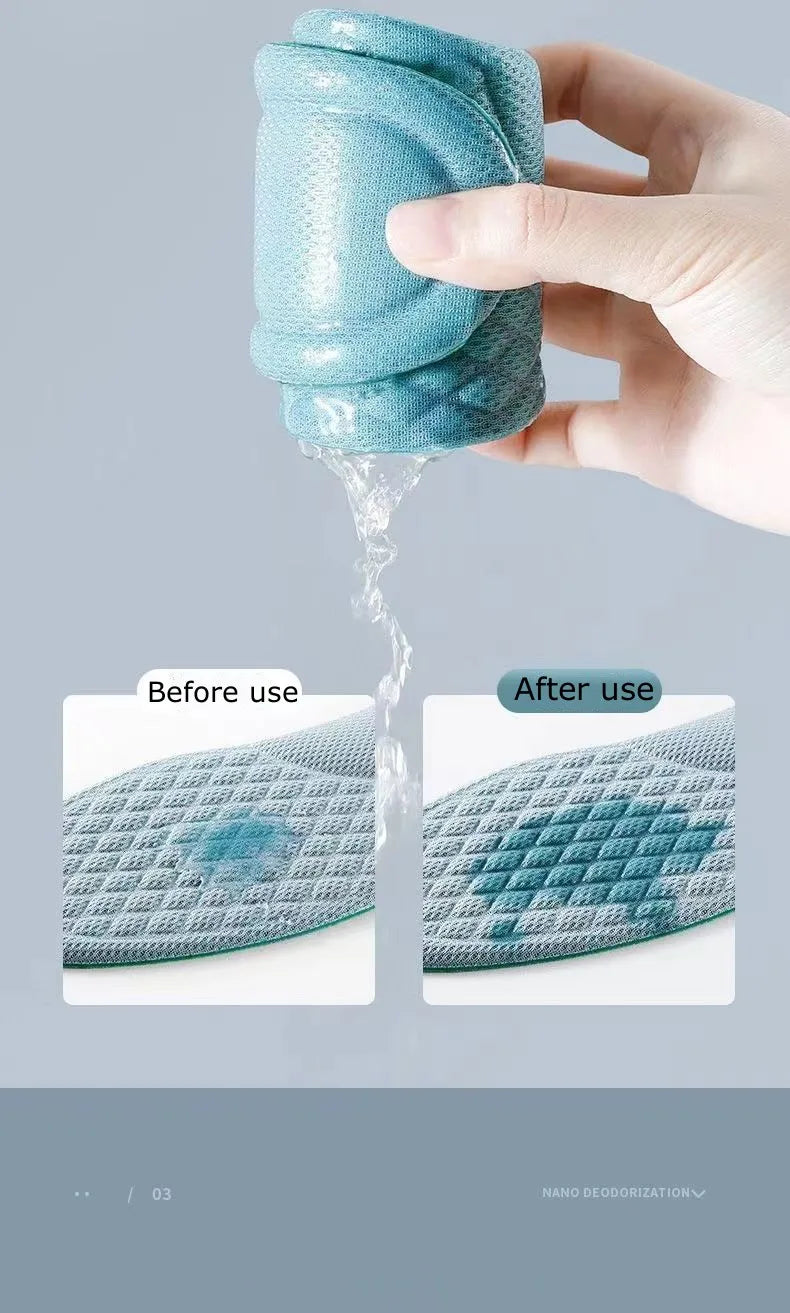 Deodorising Memory Foam Shoe Insoles