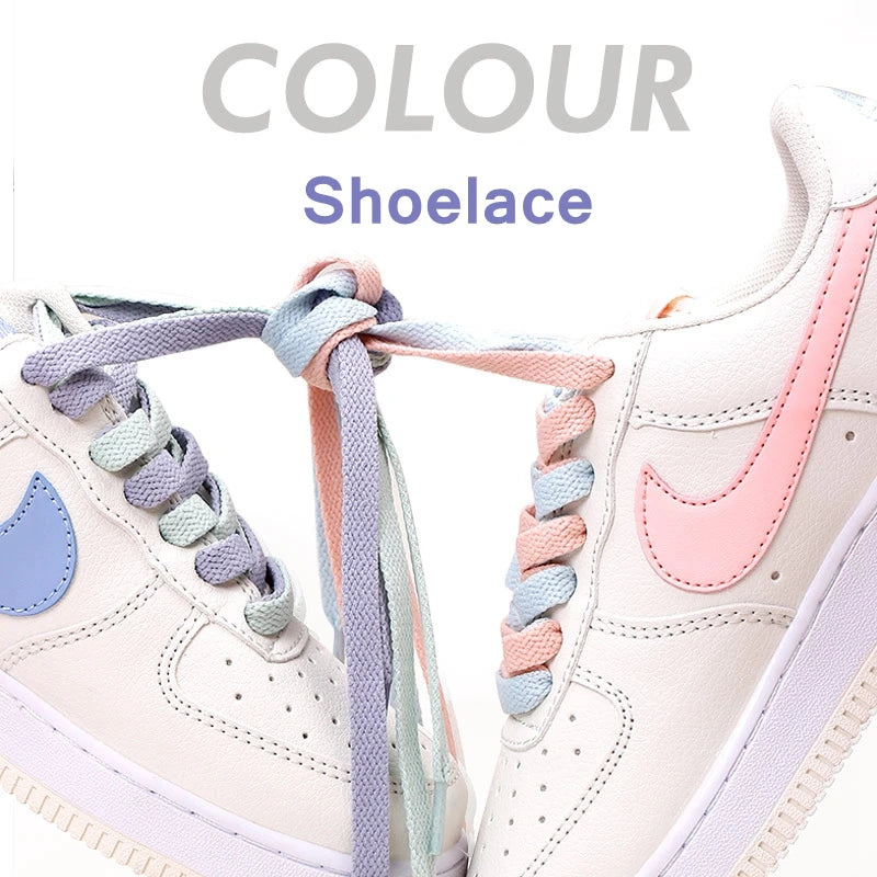 Flat Cotton Trainer Shoelaces — 4 Colours