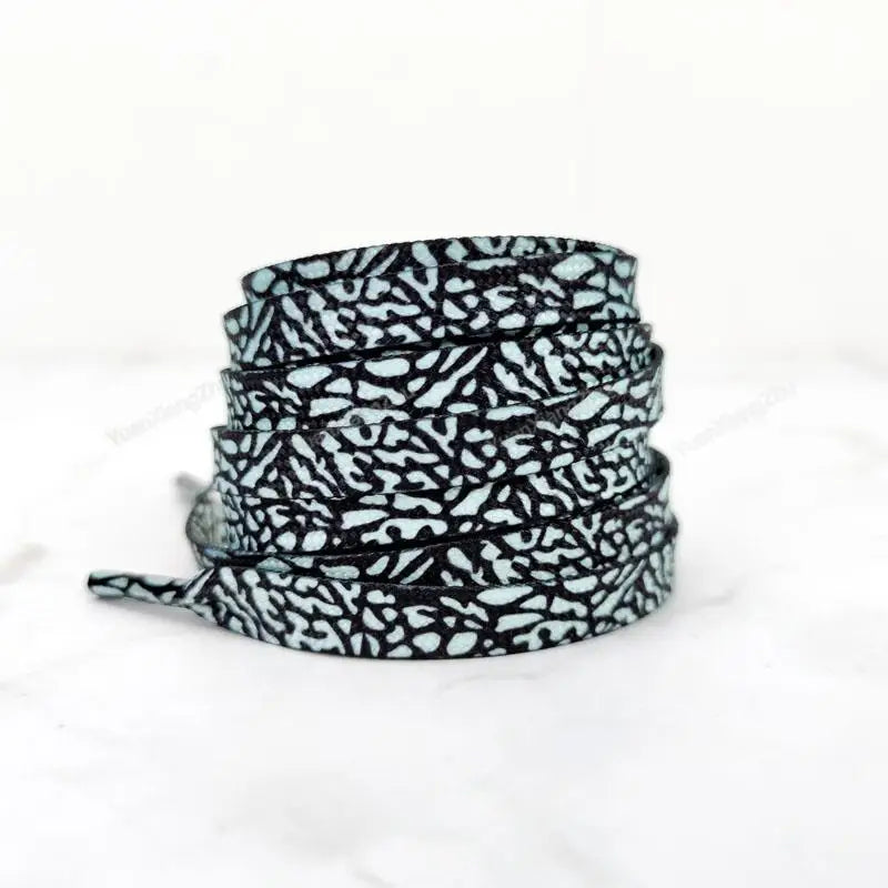Patterned Flat Shoelaces for Trainers