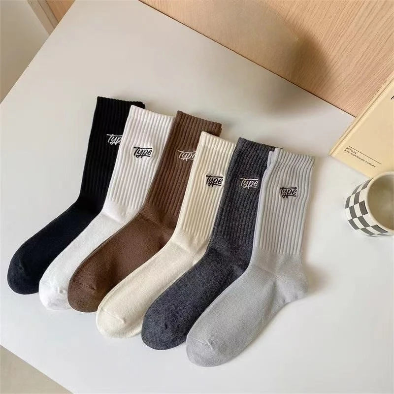 Men's Casual Mid-Length Sports Socks