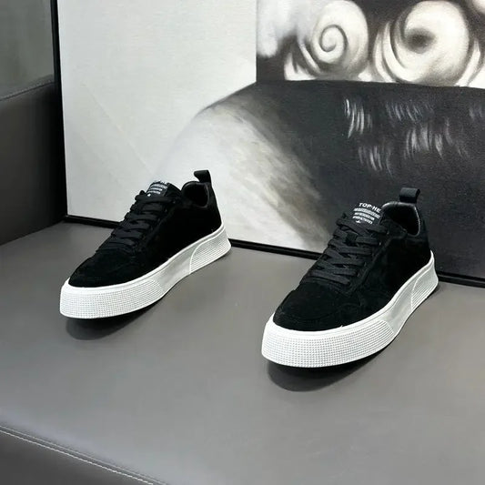 Men's Breathable Canvas Skate Trainers