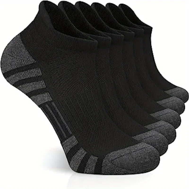 Cushioned Low-Cut Athletic Ankle Socks