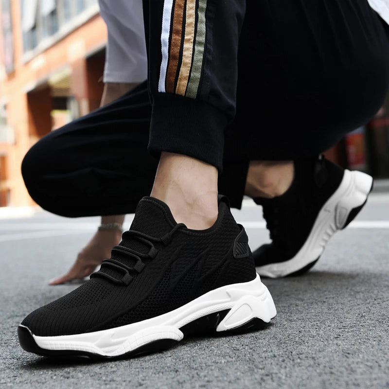 Hidden Heel Elevator Trainers — 8cm Lift