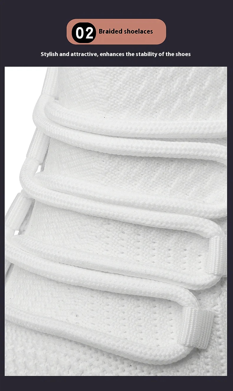 Hidden Heel Elevator Trainers — 8cm Lift