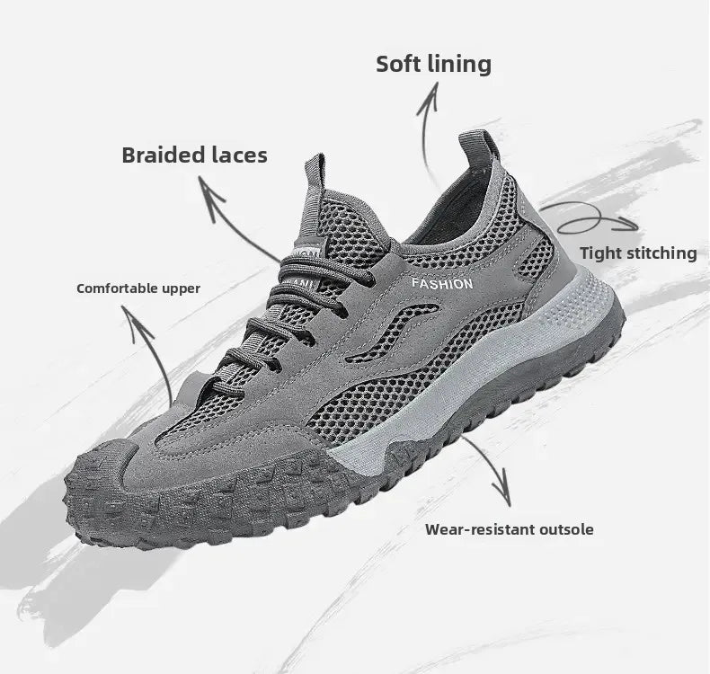 Men's Lightweight Mesh Work Trainers