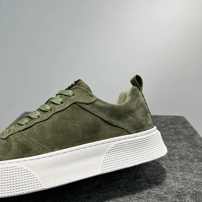 Men's Breathable Canvas Skate Trainers