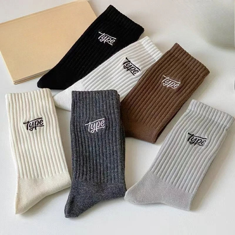 Men's Casual Mid-Length Sports Socks