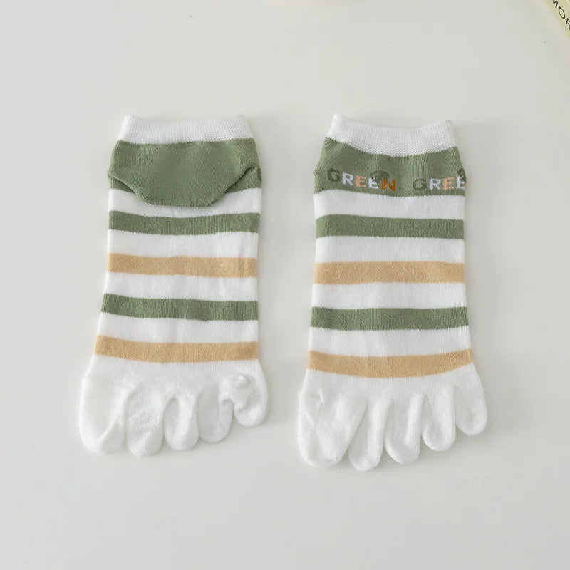 Women's Split-Toe Breathable Boat Socks