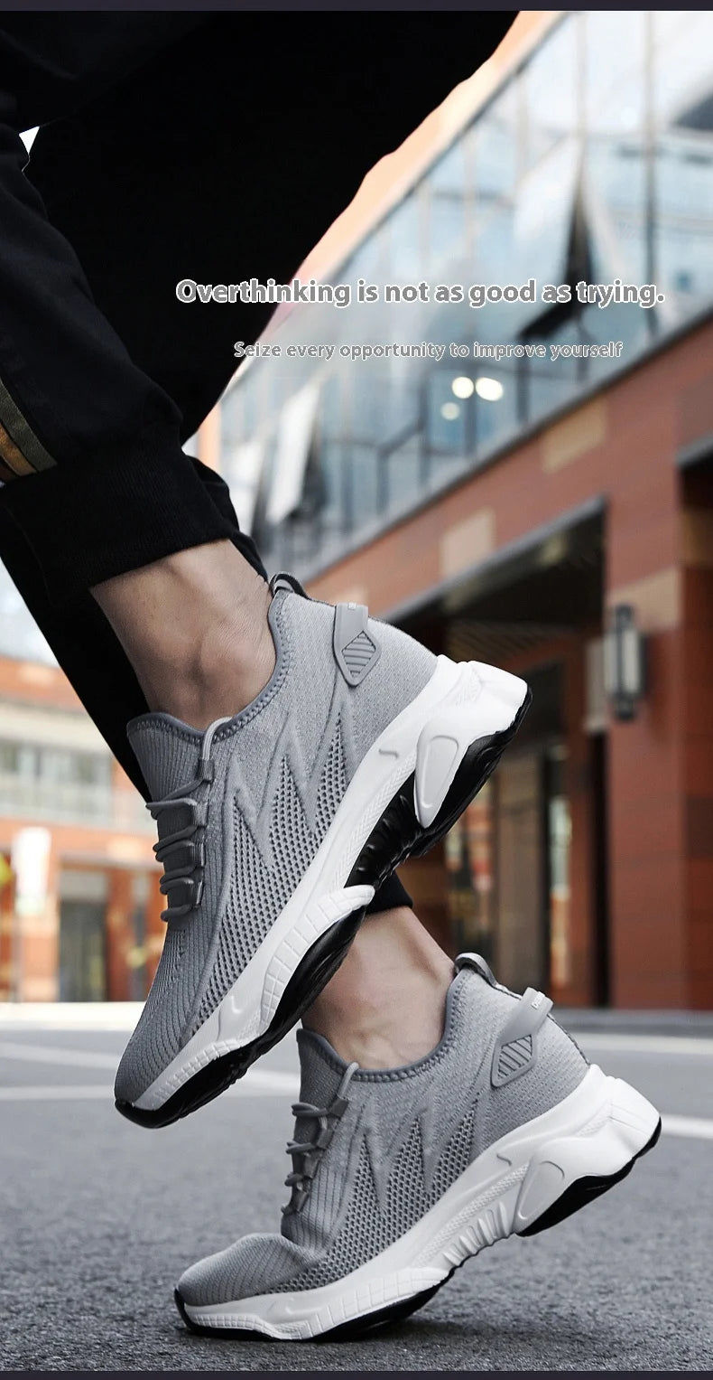 Hidden Heel Elevator Trainers — 8cm Lift