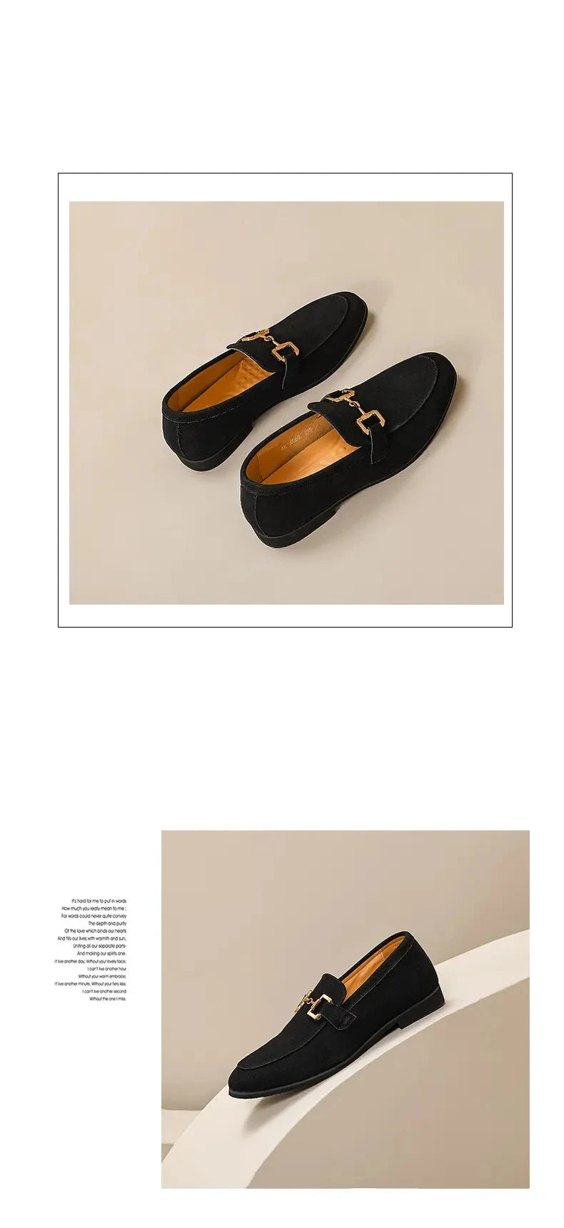 Lefu Men  New Pointed British Metal Buckle Fashion Comfortable Casual Shoes Size 38-46  Men's Style